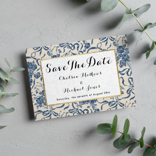 Chic Modern  bevliegingspatroon Save The Date