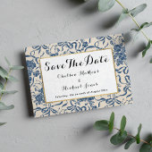 Chic Modern bevliegingspatroon Save The Date