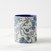 Chic Modern  bevliegingspatroon Tweekleurige Koffiemok (Center)