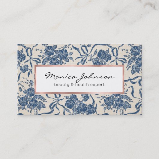 Chic Modern  bevliegingspatroon Visitekaartje (Voorkant)