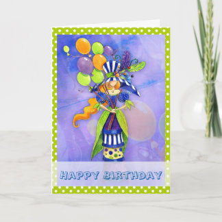Chic Modern Birthday Kaart voor meisje