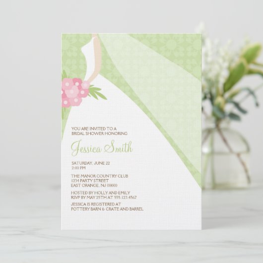 Chic Modern Bride Kaart (Staand voorkant)