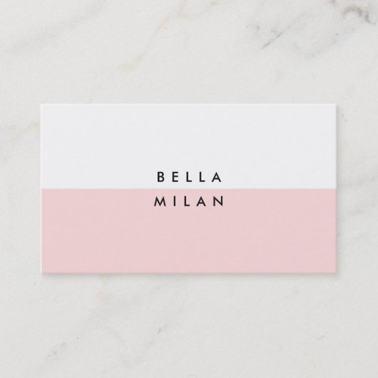 Chic Modern Business Card Visitekaartje (Voorkant)