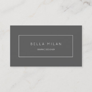 Chic Modern Business Card Visitekaartje