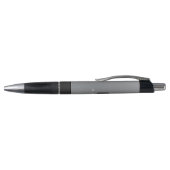 Chic Modern Business Logo Zwart Grijs Pen (Bovenkant)