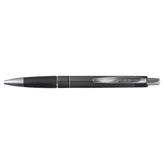 Chic Modern Business Logo Zwart Pen (Achterkant)