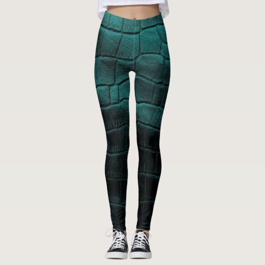 Chic Modern Cool Leather Elegant Leggings (Voorkant)