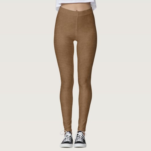 Chic Modern Cool Leather Elegant Leggings (Voorkant)