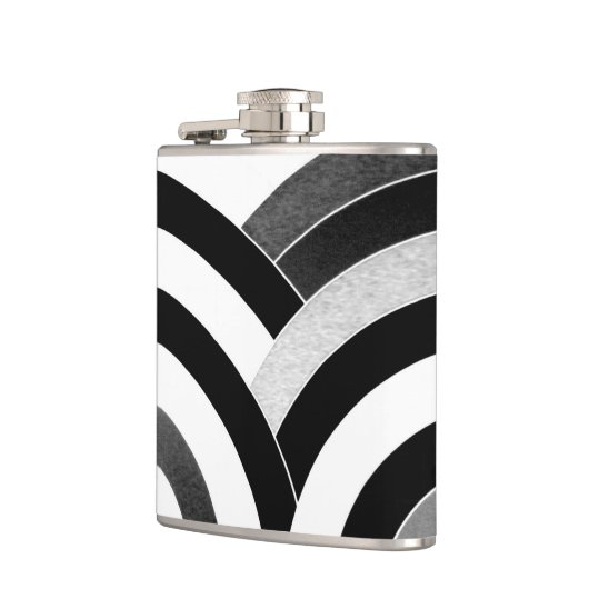 chic modern elegant chevron heupfles (Links)