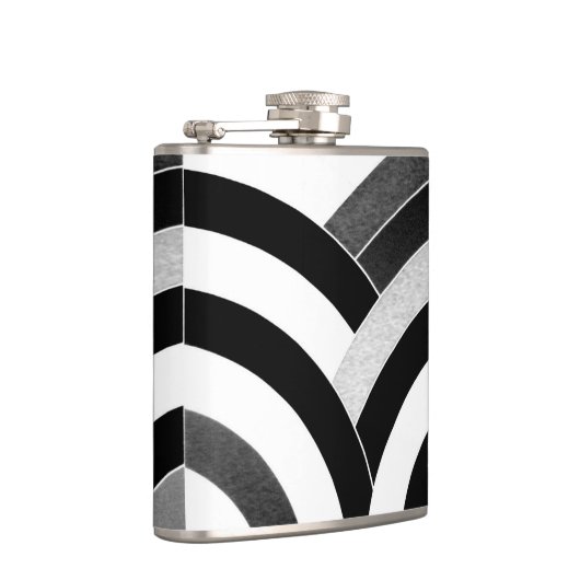 chic modern elegant chevron heupfles (Rechts)