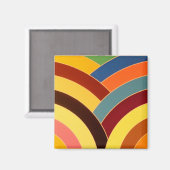 chic modern elegant chevron magneet (Voorkant / Achterkant)