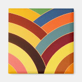 chic modern elegant chevron magneet (Voorkant)