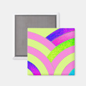 chic modern elegant chevron magneet (Voorkant / Achterkant)