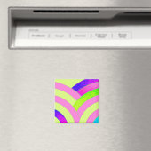 chic modern elegant chevron magneet (Insitu (Vaatwasser))