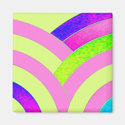 chic modern elegant chevron magneet (Voorkant)