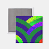 chic modern elegant chevron magneet (Voorkant / Achterkant)