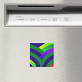 chic modern elegant chevron magneet (Insitu (Vaatwasser))