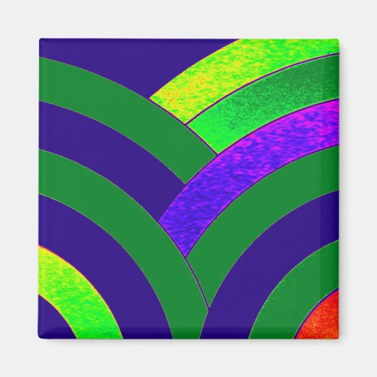 chic modern elegant chevron magneet (Voorkant)