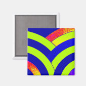 chic modern elegant chevron magneet (Voorkant / Achterkant)