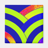 chic modern elegant chevron magneet (Voorkant)