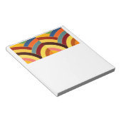 chic modern elegant chevrons notitieblok (Schuin)
