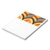 chic modern elegant chevrons notitieblok (Linkerzijde)