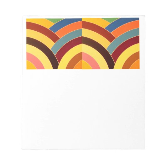chic modern elegant chevrons notitieblok (Voorkant)