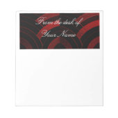 chic modern elegant chevrons notitieblok (Voorkant)