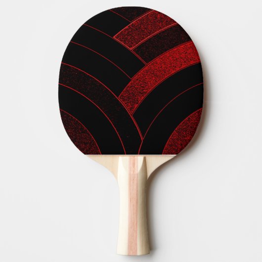 chic modern elegant chevrons tafeltennisbatje (Voorkant)