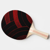 chic modern elegant chevrons tafeltennisbatje (Zijkant)