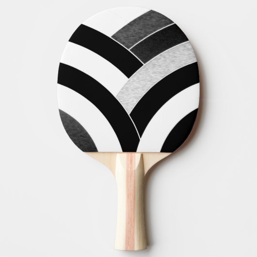 chic modern elegant chevrons tafeltennisbatje (Voorkant)