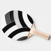 chic modern elegant chevrons tafeltennisbatje (Zijkant)
