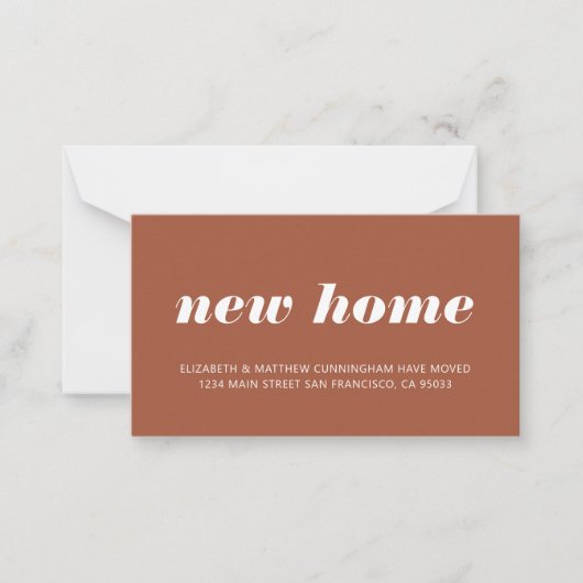 Chic Modern en Fun New Home Aankondiging (Voorkant)