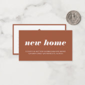 Chic Modern en Fun New Home Aankondiging (Voorkant / Achterkant in situ)