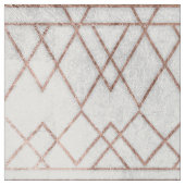 Chic Modern Faux Roos Gold Geometric Triangles Stof (Swatch)