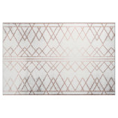 Chic Modern Faux Roos Gold Geometric Triangles Stof (Fat Quarter)