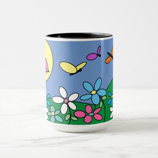 CHIC MODERN  FLORAL PATTERN MOK (Midden)