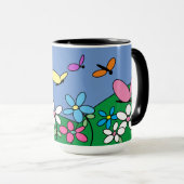 CHIC MODERN  FLORAL PATTERN MOK (Voorkant rechts)