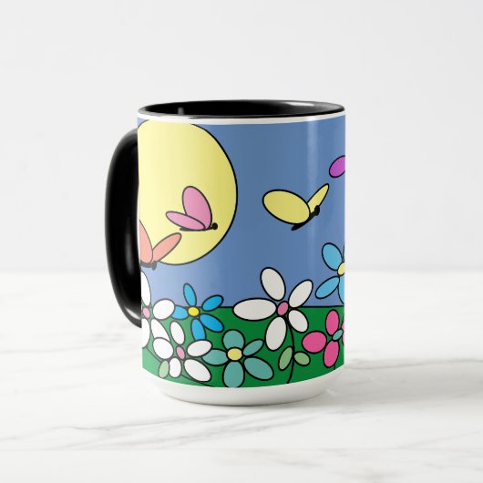 CHIC MODERN  FLORAL PATTERN MOK (Voorkant links)