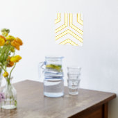 Chic Modern Geometric Gold Design Folie Print (Laag (Keuken))