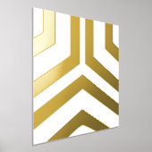 Chic Modern Geometric Gold Design Folie Print (Laagn)