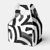 chic modern gesofisticeerde chevrons bedankdoosjes (Achterkant)