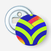 chic modern gesofisticeerde chevrons button flesopener (Voorkant)