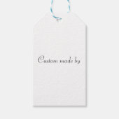 chic modern gesofisticeerde chevrons cadeaulabel (Voorkant)