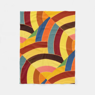 chic modern gesofisticeerde chevrons fleece deken