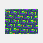 chic modern gesofisticeerde chevrons fleece deken (Voorkant (Horizontaal))
