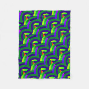 chic modern gesofisticeerde chevrons fleece deken