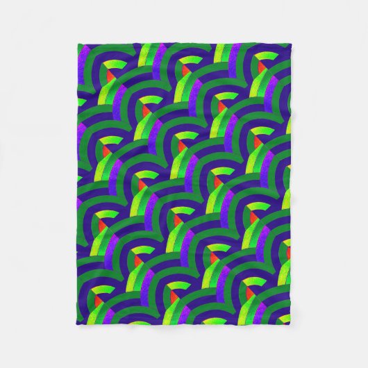 chic modern gesofisticeerde chevrons fleece deken (Voorkant)