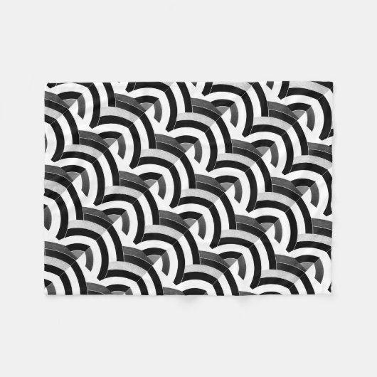 chic modern gesofisticeerde chevrons fleece deken (Voorkant (Horizontaal))