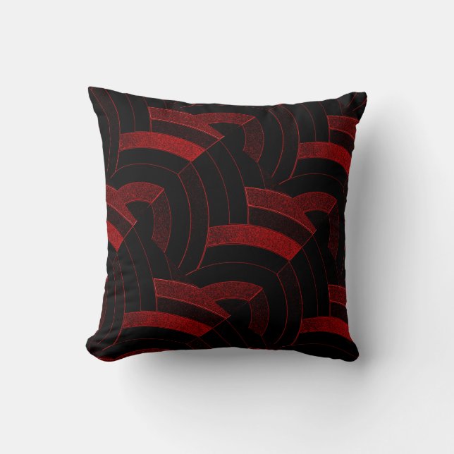 chic modern gesofisticeerde chevrons kussen (Voorkant)